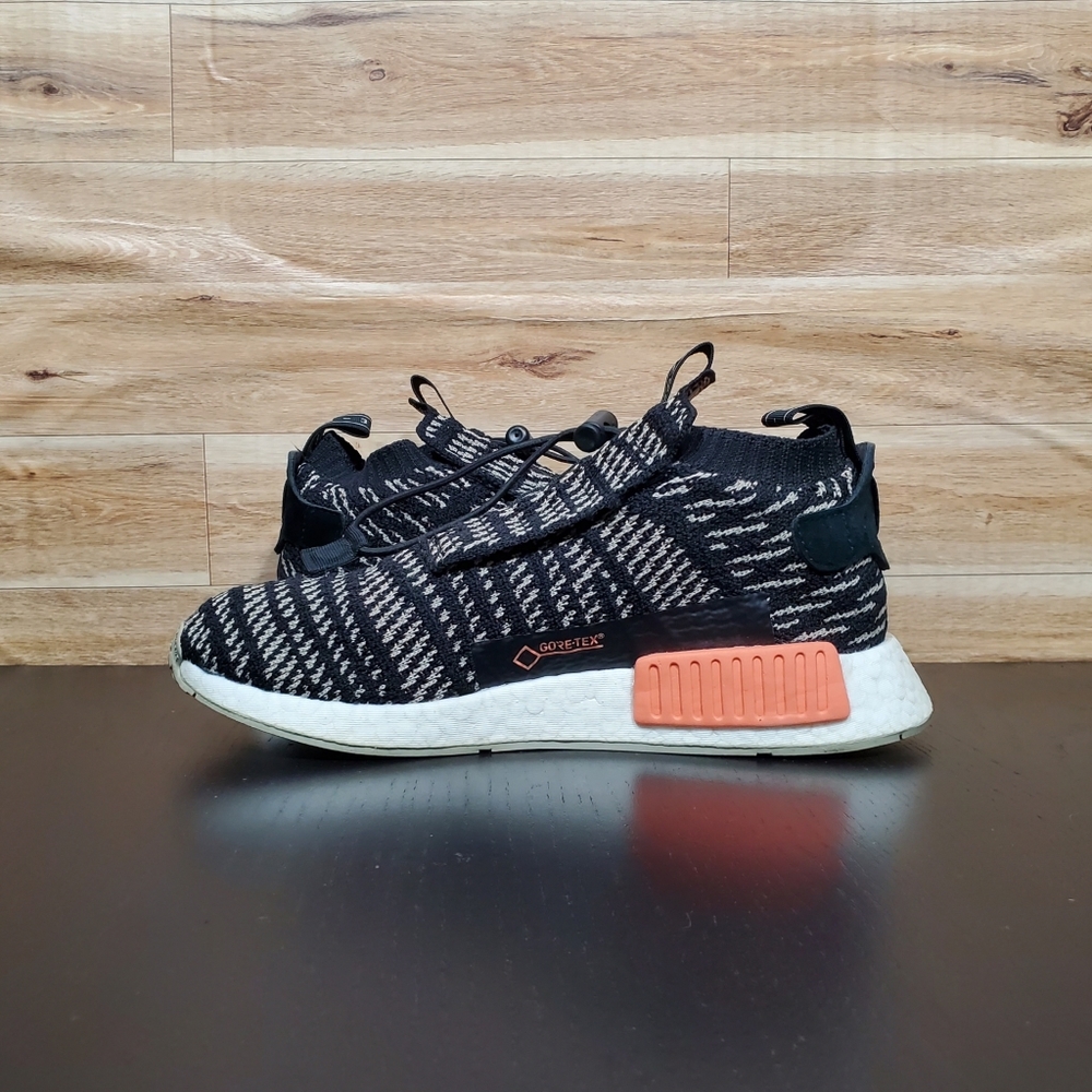 Adidas NMD TS1 Gore Tex Shoes Core Black Sesame Sneakers Men's Size 8 - Picture 2 of 11